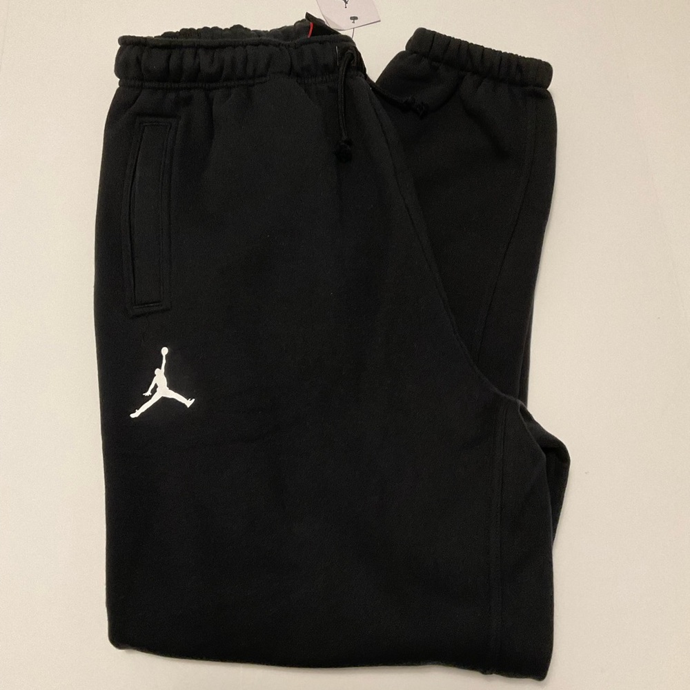 Jordan Black Fleece Pants - Picture 2 of 3